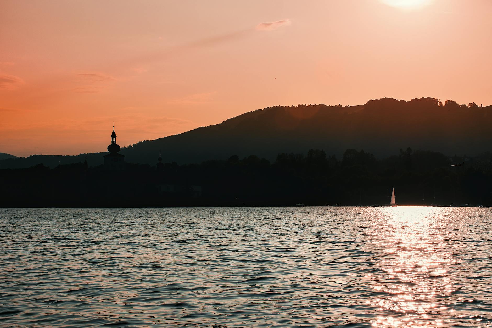 Sonnenuntergang am See